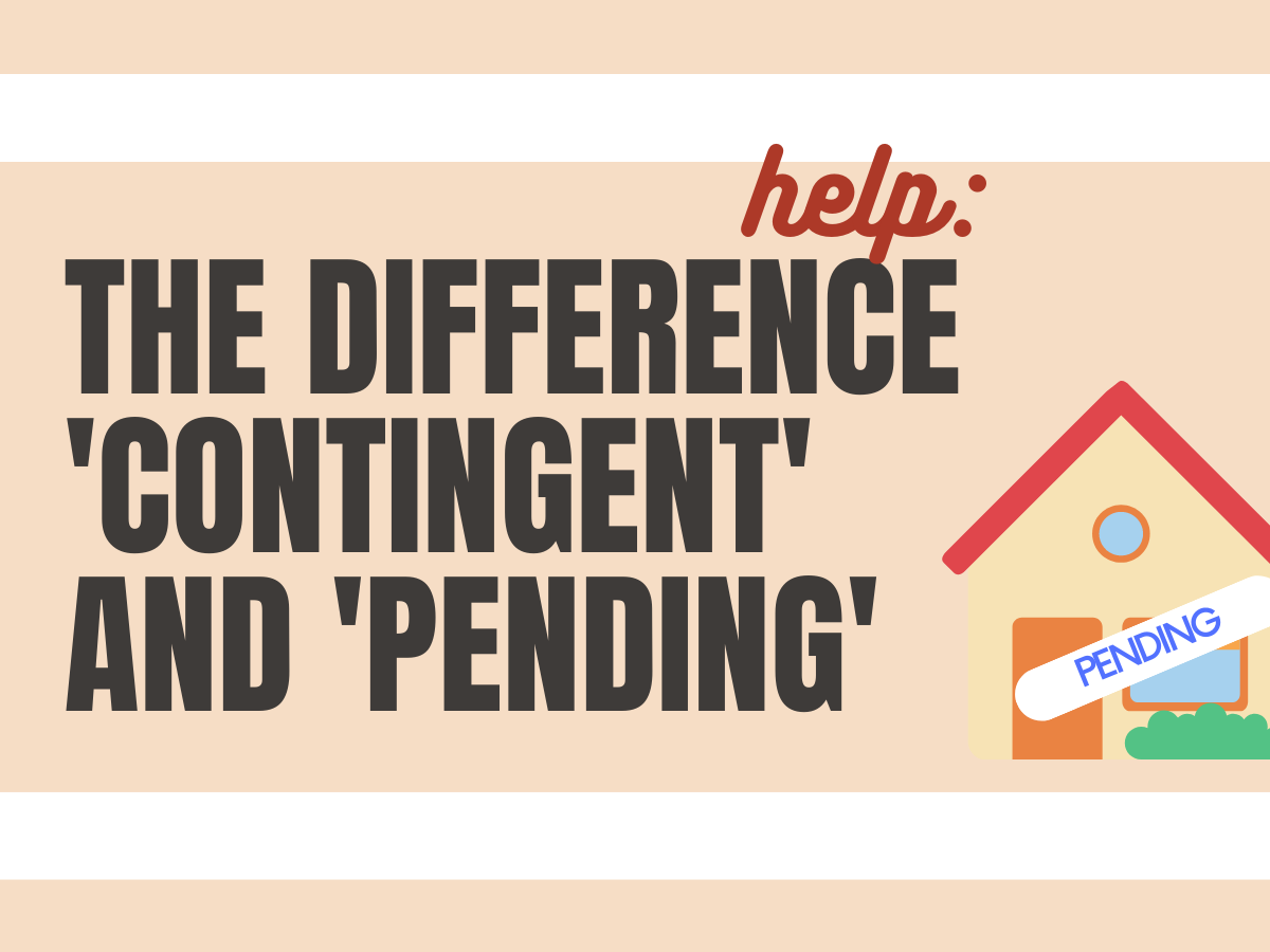 Difference in Contingent and Pending
